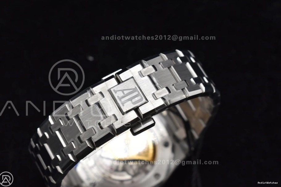 Royal Oak Gray Edition 1030 on 37mm Super SS Textured SS Bracelet Best SA3120 1:1 ZF Clone Dial 15450 MultiPurpose 0524